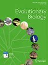 Evolutionary Biology雜志封面